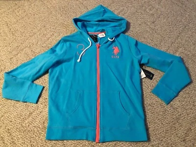 U.S. Polo Assn. Jacket Women's Size XL X-Large Blue Pink New With Tags - Image 1 of 4
