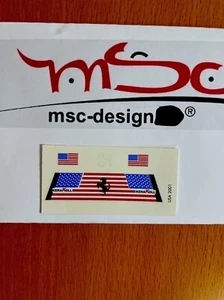 1:8 GP USA Helm Decals für Schumacher Helm 2000 Umbau - Bild 1 von 5