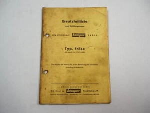 Kemper Universal Stalldungstreuer Typ Fräse Ersatzteilliste Ersatzteilkatalog - Bild 1 von 2