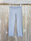 Ivivva Heathered Gray Ruched Back Leggings Sz 12