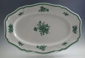ROSENTHAL GREEN BLOOM CHIPPENDALE OVAL PLATTER 13" - Picture 1 of 3