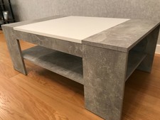 Zipcode Design Gerardo Coffee Table - White & Grey, Great Condition 