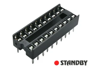 15pcs 20 PIN  DIL DIP IC SOCKET PCB MOUNT CONNECTOR  Pitch 2,54mm - Imagen 1 de 1