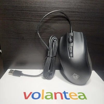 HP Omen 400 Wired USB RGB Gaming Mouse with Customizable Buttons - Black - Image 1 of 4