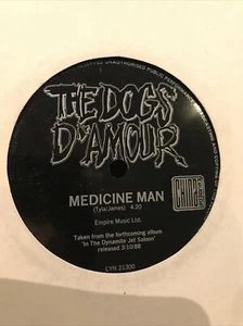 THE DOGS D’AMOUR * Medicine Man 7” Single Vinyl Record 1988 Flexi LYN21300 - Picture 1 of 1