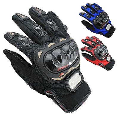 Pro-Biker Motorcycle Motocross Racing Riding Full Finger Gloves for Men Women - Image 1 of 4