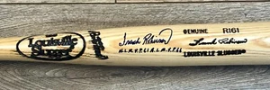 FRANK ROBINSON (Reds/Orioles) signed "NL MVP'61/AL MVP'66"-Louisville R161-JSA - Picture 1 of 4