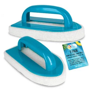 2 U.S. Poolversorgung Poolschrubbelbürsten - Schrubbelpads, sauberer Fliesenwäscher - Bild 1 von 5
