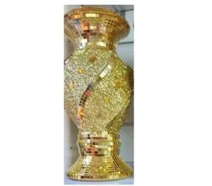 Atemberaubende Blumen Boden Vase Gold Mosaik glänzend glitzernd Bling 30 cm - Bild 1 von 11
