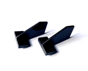2x New Black Lego Tail Shuttle, Small part 44661 - Picture 1 of 1