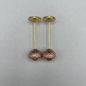 DIY Modern Mini Dollhouse Furniture Miniatures - Hanging Lamps Gold Copper Tone - Picture 1 of 4