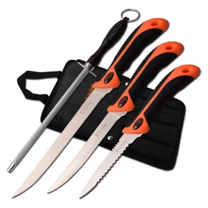 Elk Ridge Hi-Vis Fillet Knife Set (K-ER-200-13SET) - Picture 1 of 2