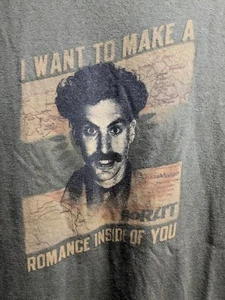 BORAT T-Shirt XXL 2007 I WANT TO MAKE A ROMANCE INSIDE OF YOU. (BOX10) - Bild 1 von 7