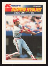 Ozzie Smith 1990 Topps Kmart Super Stars #4 St. Louis Cardinals {0621