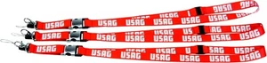 Laccetto portachiavi lanyard x3pz USAG con fibia in metallo - 3775 B - Picture 1 of 6