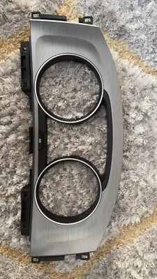 VW Golf MK7 Instrument Cluster Trim Frame - Brushed Silver - OEM 2013–2017  - Image 1 of 4