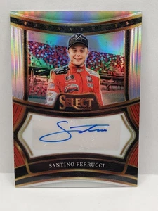 2025 Select Racing Santino Ferrucci Signatures Blue Prizm /99 Indycar F1 NASCAR  - Picture 1 of 2