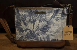 Frye & Co. Denim Floral Crossbody Handtasche-Neu mit Etikett - Bild 1 von 6