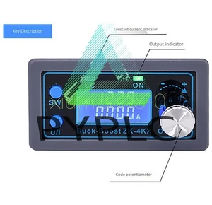 0.5-30V Adjustable DC-DC Buck Boost Converter CC CV Output Power Supply Module F - Picture 1 of 6