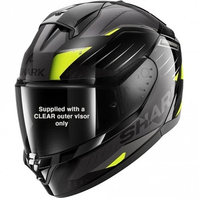 Shark (Full Face) Helmet - Ridill 2 Bersek (Black/Green) - Image 1 of 3