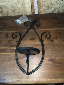 Longaberger Wrought Iron Candle Wall Mount Sconce 14.75” 21 - Picture 1 of 5