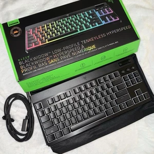 NEW Razer Blackwidow V4 Low Profile Tenkeyless Hyperspeed Gaming Keyboard - Picture 1 of 6