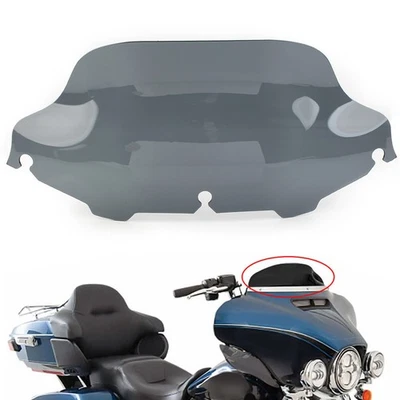 8"Wave Windshield Windscreen For Harley Touring Electra Street Glide 96-13 Tan Foto 1 de 4