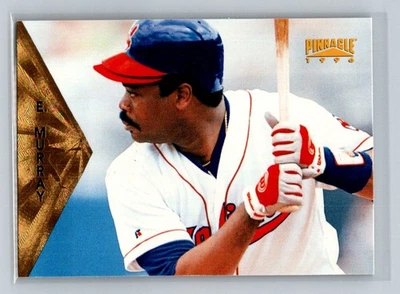 Tarjeta de béisbol 1996 Pinnacle #117 Eddie Murray Cleveland Indians Foto 1 de 2