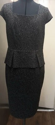 Vestido George gris para mujer. Nuevo con etiquetas. Talla 16. Elástico Elegante Foto 1 de 4