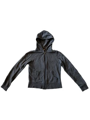 Gadzooks Hoodie Gray Sweater Full Zip 100% Cotton Women’s SZ S Good Condition - Image 1 of 4