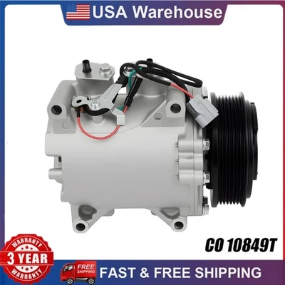 For Honda Acura TSX 2004 2005 2006 2007 2008 AC Compressor w/Clutch CO10849T - Image 1 of 4