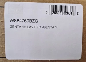 Moen WS84760BZG Genta Single Handle Bathroom Faucet in Bronzed Gold - Picture 1 of 2