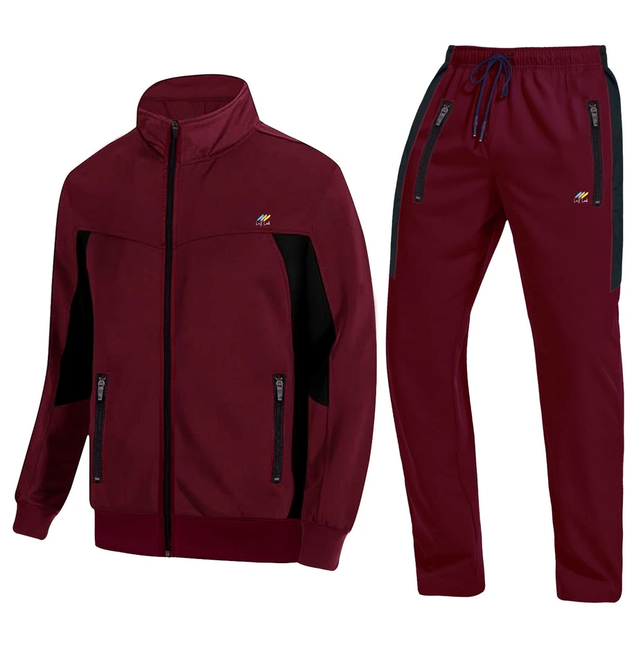 SKYLINEWEARS 男式运动服套装 – 2 件套全拉链运动服 | 运动慢跑 — 第 1/1 张图片