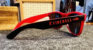 Gafas de sol Fireball rojas y negras con protección UV - Imagen 1 de 6