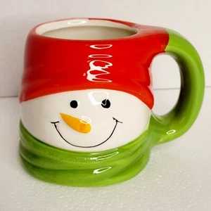Snowman Christmas Mug Cup Royal Norfolk Coffee Tea Hot Cocoa Holiday Home Decor - Picture 1 of 6