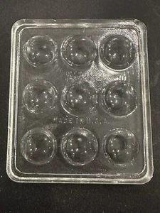 Placa de vidrio vintage Corning Pyrex de 9 pocillos HECHA EN EE. UU. - Imagen 1 de 7