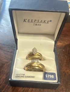 New Keepsake Wedding Trio - Picture 1 of 1