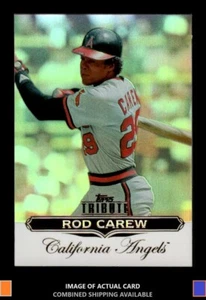 2011 Topps Tribute #24 Rod Carew California Angels EX Surface - Picture 1 of 2