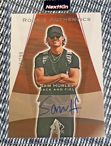 Sam Hurley 03SH Rc /299 Track Texas TikTok 2024 UD Goodwin Champions A Collector - Foto 1 di 3