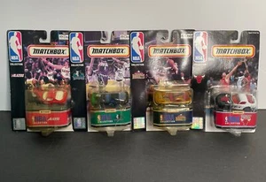 Vintage 90s Factory Sealed LOT OF 4 - Matchbox NBA Collection Official Licensed - Picture 1 of 2