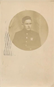 Antike RPPC Echt Foto Postkarte 1.WK Soldat ? Washington DC LaPryor TX Texas - Bild 1 von 7
