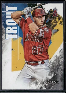 Mike Trout 2019 Topps Fire #19 Los Angeles Angels - Picture 1 of 2