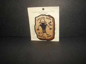 RARE NEW VINTAGE CAPITOL REEF PARK PETROGLYPH PATCH - Picture 1 of 5