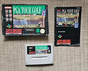 PGA TOUR GOLF Super Nintendo SNES Spiel OVP mit Anleitung - Bild 1 von 9