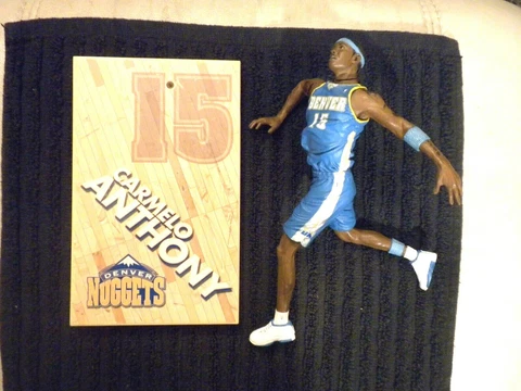 2006 NBA PROPERTIES CARMELO ANTHONY #15 DENVER NUGGETS FIGURE 7 3/4 INCHES TALL Cover