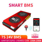 Smart BMS 7S 24V 150A 200A 250A Li-ion carte de protection de batterie UART/ 485/CAN