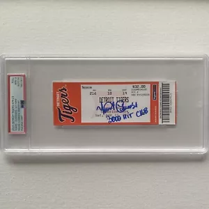 Miguel Cabrera Signed 3000 Hit Ticket Stub PSA 10 AUTO GRADE PSA 9 Ticket Grade - Picture 1 of 3