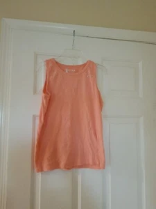 Circo Girls Sleeveless  Tank Top Youth Size XL  Orange 100% Cotton - Picture 1 of 6