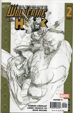 Ultimate WOLVERINE vs HULK #2 Leinil Francis Yu Sketch 1:50 VARIANT 2006