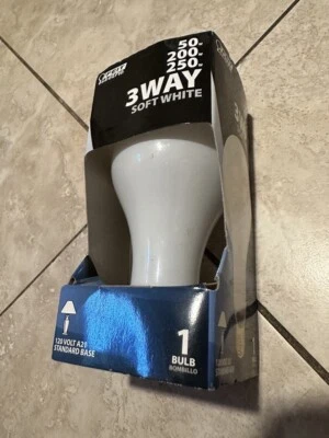 Feit Electric Lightbulb 3 Way Soft White 50W 200W 250W 120V A21 Standard Base - Image 1 of 3